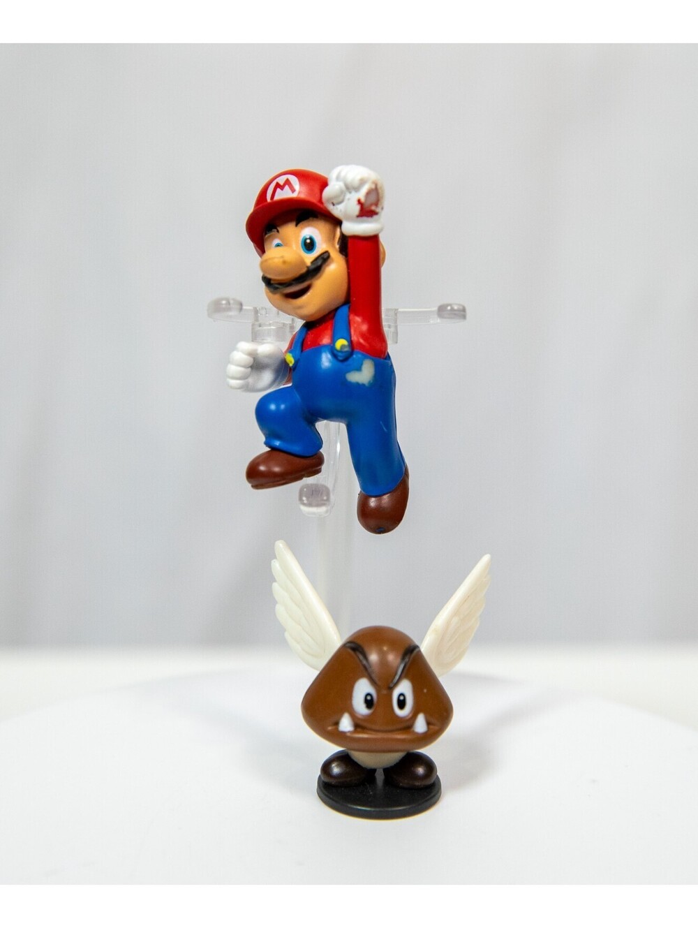 Super Mario & ParaGoomba 1 inch Action Figures JAKKS Pacific 2007